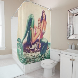 Rideaux De Douche 2 sirènes