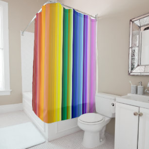 Rideaux De Douche 42 bandes arc-en-ciel