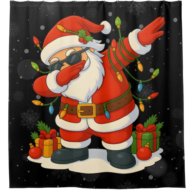 Rideaux De Douche 67 Meme Six Seven Bruh Drôle de Noël 6 7 (Devant)