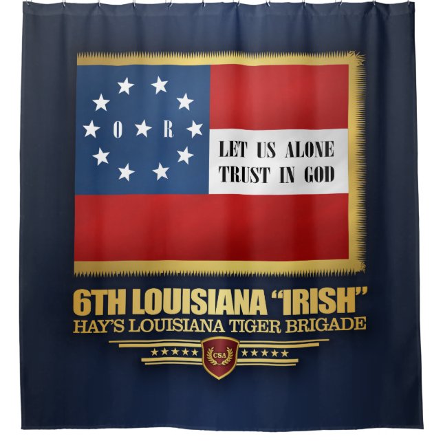Rideaux De Douche 6e infanterie "irlandaise" de Louisiane (Devant)