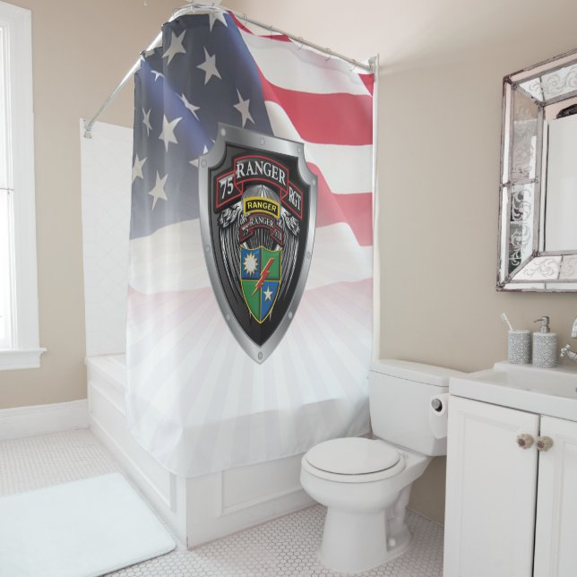 Rideaux De Douche 75e régiment de rangers  (En situation)