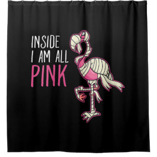 Rideaux De Douche À L'Intérieur Je Suis Tout Flamant rose Rose | Fla