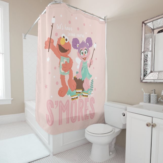 Rideaux De Douche Abby Cadabby & Elmo | Allons avoir d'autres morses (En situation)