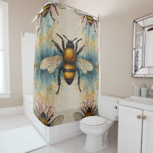 Rideaux De Douche Abee vibrante aux teintes pastel
