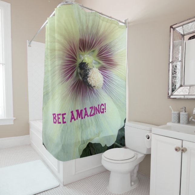 Rideaux De Douche Abeille Extraordinaire ! (En situation)