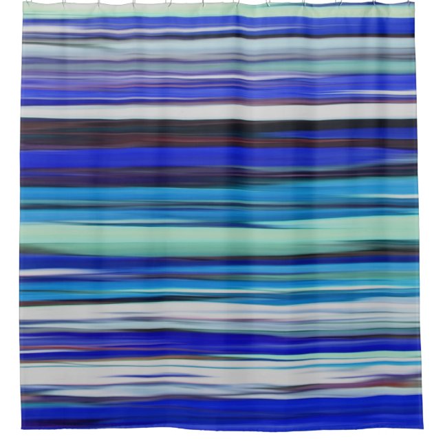 Rideaux De Douche Abstract #2: Blue blur (Devant)
