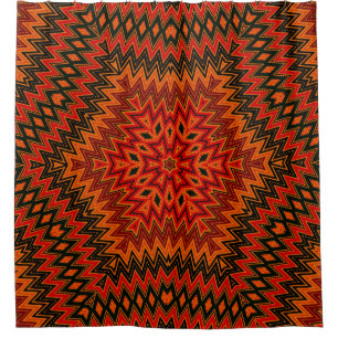 Rideaux De Douche Abstract modern mosaic kaleidoscopic