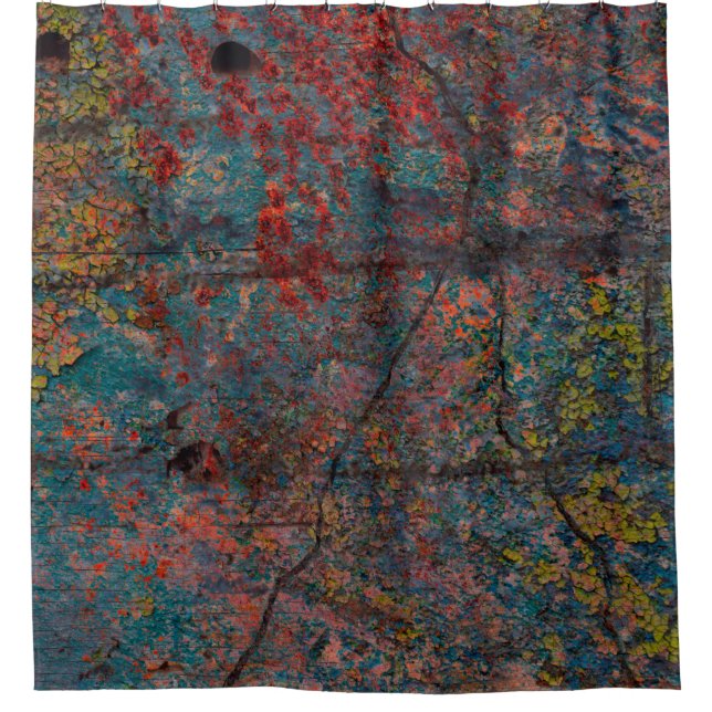 Rideaux De Douche Abstract multicolor grunge background with abstrac (Devant)