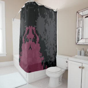 Rideaux De Douche Abstractions Colorées : Une Fusion d'Éclaboussures