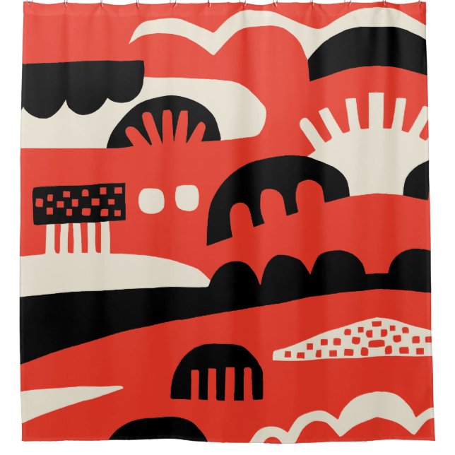 Rideaux De Douche Abstrait 281219b (Devant)