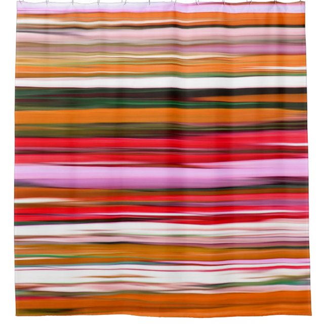 Rideaux De Douche Abstrait #2 : Orange blur (Devant)