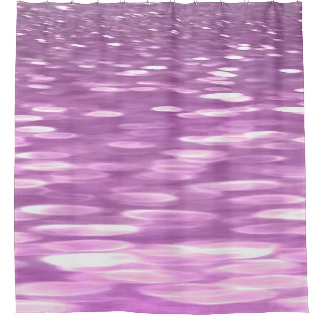 Rideaux De Douche Abstrait #3 : Lilac Shimmer (Devant)