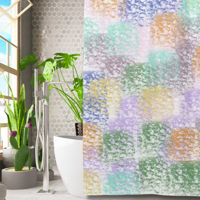 Rideaux De Douche Abstrait lunatique (Créateur téléchargé)