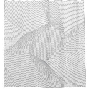 Rideaux De Douche Abstrait, moderne, simple, dynamique motif de lign