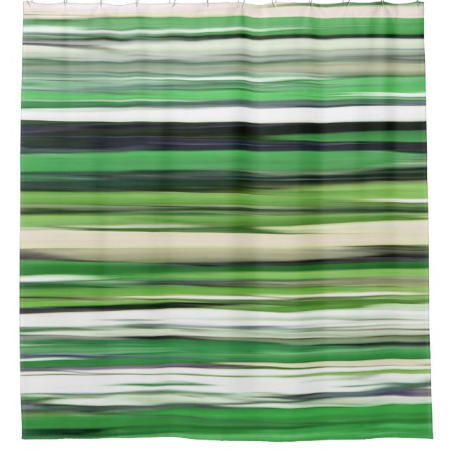 Rideaux De Douche Abstrait n° 2 : Flou vert (Devant)