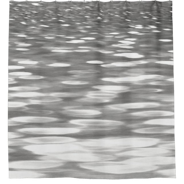Rideaux De Douche Abstrait n° 3 : brillant gris argenté (Devant)