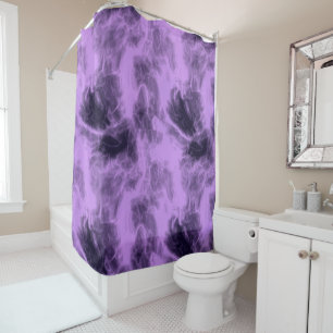 Rideaux De Douche Abstrait pourpre