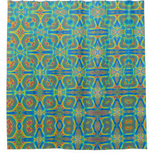 Rideaux De Douche Abstrait unique couleur gras