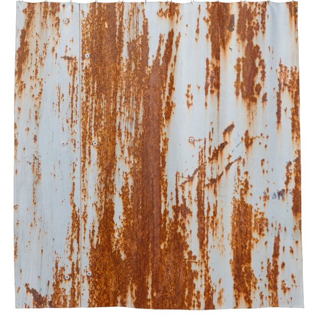 Rideaux De Douche Acier rustique : Grunge Wall Texture (Devant)
