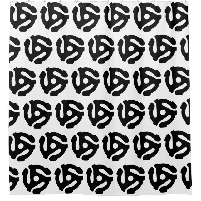 Rideaux De Douche Adaptateur vinyle de 7 pouces 45 tr/min insérez l' (Devant)