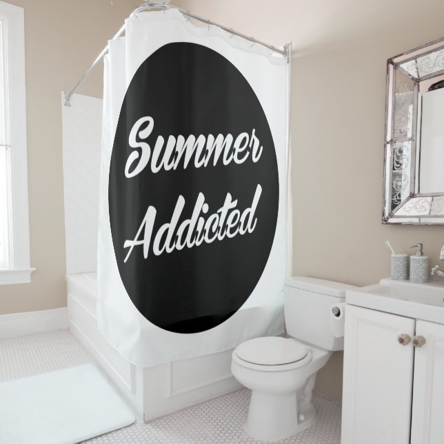 Rideaux De Douche Addicted de Summer (En situation)