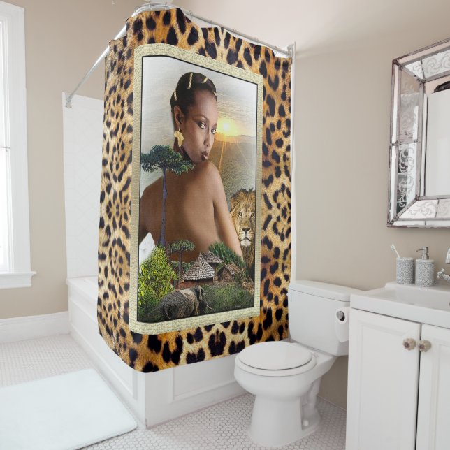 Rideaux De Douche Afrique (En situation)