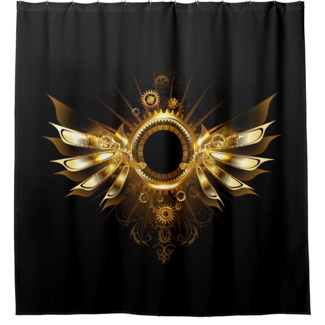Rideaux De Douche Ailes Steampunk (Devant)