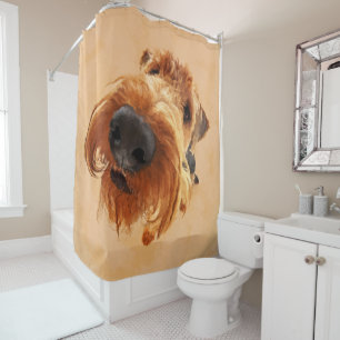 Rideaux De Douche Airedale drôle Terrier