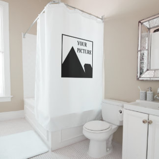 Rideaux De Douche Ajouter une image personnalisée Nom de l'entrepris