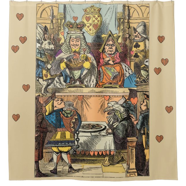 Rideaux De Douche Alice à Wonderland Cheshire Cat Characters (Devant)