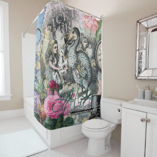 Rideaux De Douche Alice Classique Merveilleux Dodo Art Tenniel