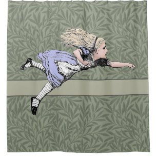 Rideaux De Douche Alice volante au pays des merveilles