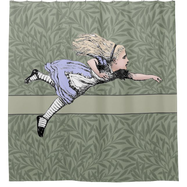 Rideaux De Douche Alice volante au pays des merveilles (Devant)