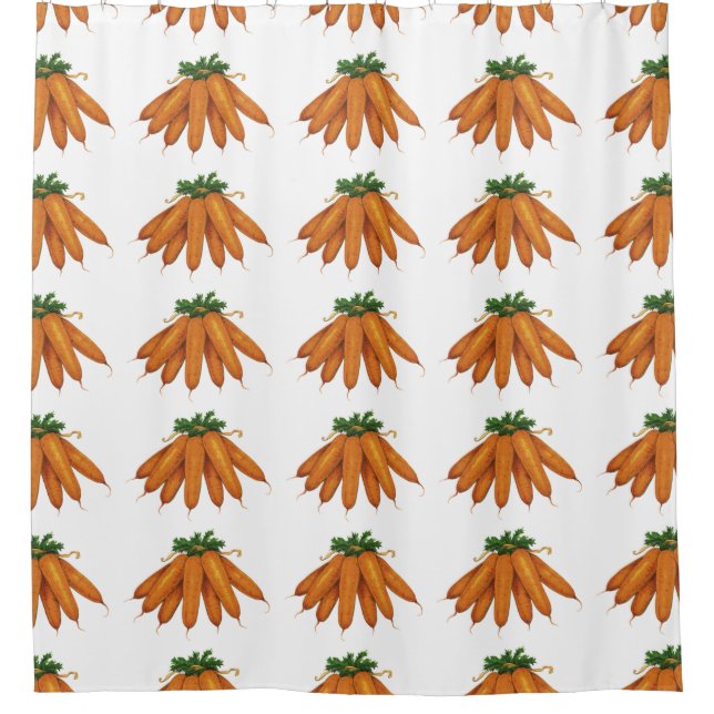 Rideaux De Douche Aliments Anciens, Légumes à Feuilles Vertes (Devant)