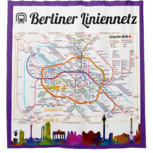 Rideaux De Douche " Allemagne : BERLIN Lininetz (métro) ...