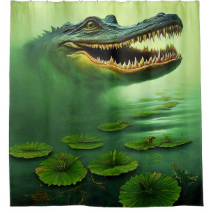 Rideaux De Douche Alligator Art