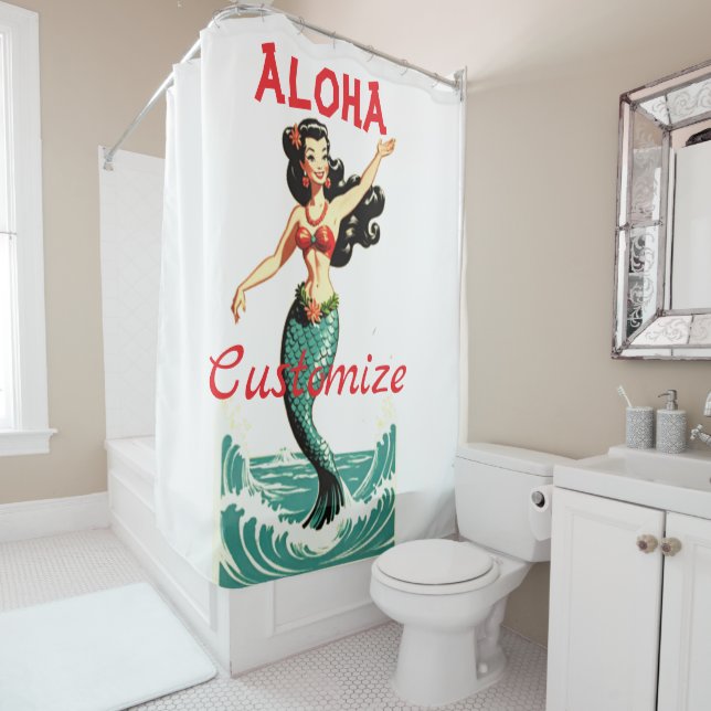 Rideaux De Douche Aloha Mermaid Thunder_Thunder_Cove (En situation)