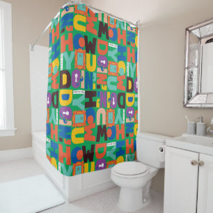 Rideaux De Douche AMIS™ Comment faire un Motif dynamique