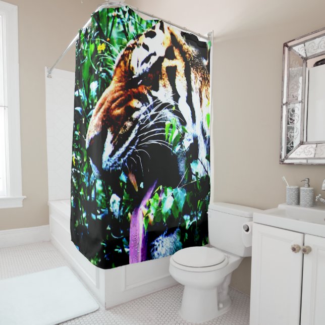 Rideaux De Douche Amur Tiger (En situation)