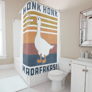 Rideaux De Douche Amusant Goose Honk Honk Madafakas Canard Vintage r