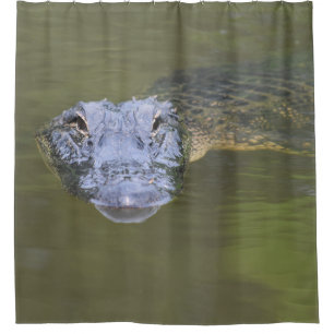 Rideaux De Douche Amusants Nouveautés Aligator Marais Gator Animaux
