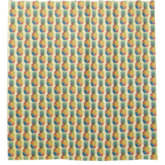 Rideaux De Douche Ananas (Devant)