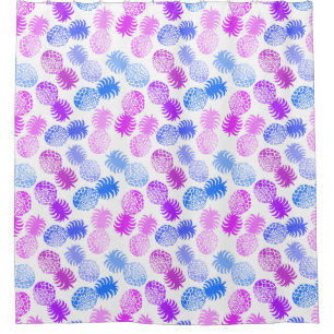 Rideaux De Douche Ananas tropical de Momona Hawaiian