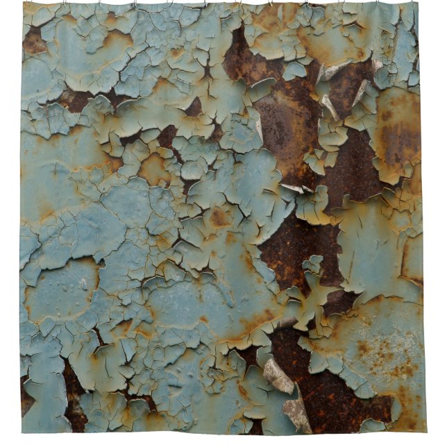 Rideaux De Douche Ancien arrière - plan métallique rouillé et corrod (Devant)