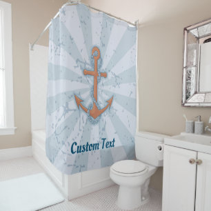 Rideaux De Douche Ancre avec chaîne