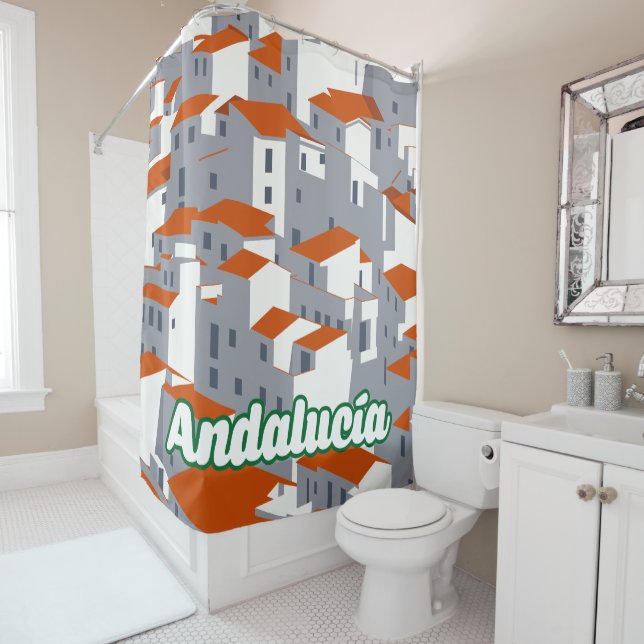 Rideaux De Douche Andalucie 3 (En situation)