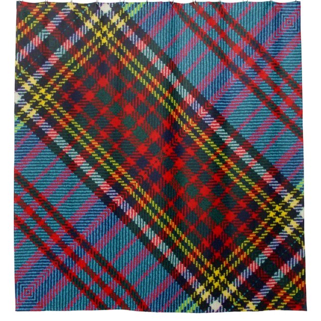 Rideaux De Douche Anderson Tartan Shower Curtain (Devant)