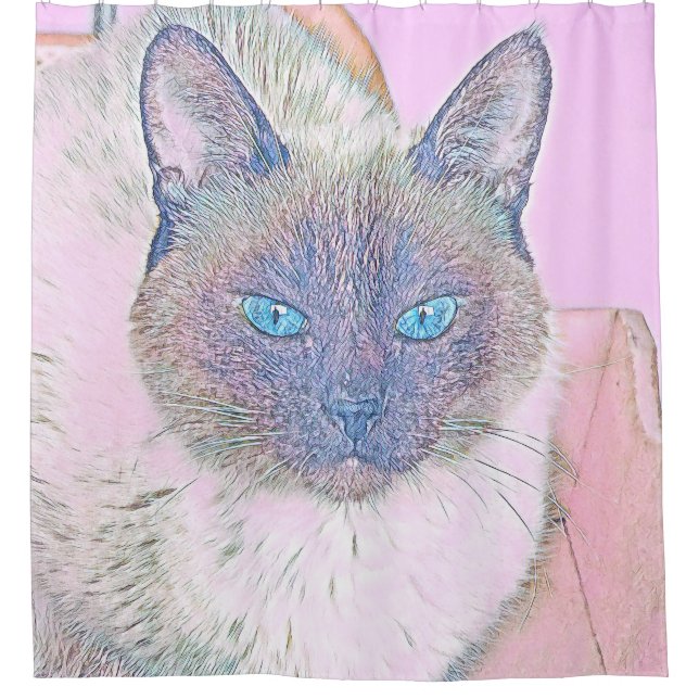 Rideaux De Douche AnimalMix_Cat_017 (Devant)