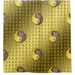 Rideaux De Douche Année du dragon de la Terre