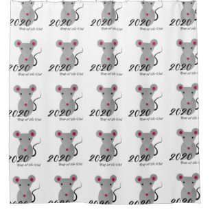 Rideaux De Douche Année du Rat 2020
